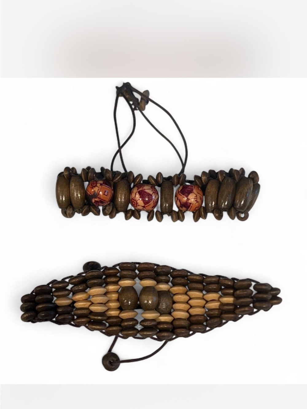 Wood Beaded Bracelets